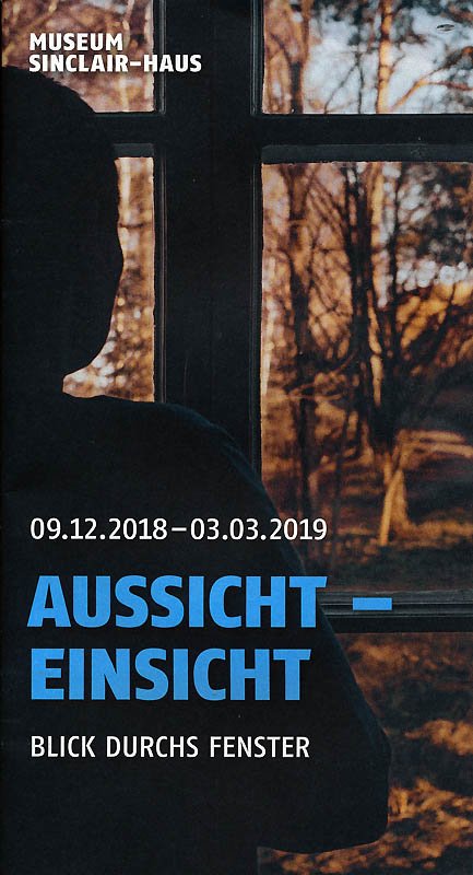 Plakat der Ausstellung „Aussicht – Einsicht°